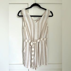 LOFT linen short romper